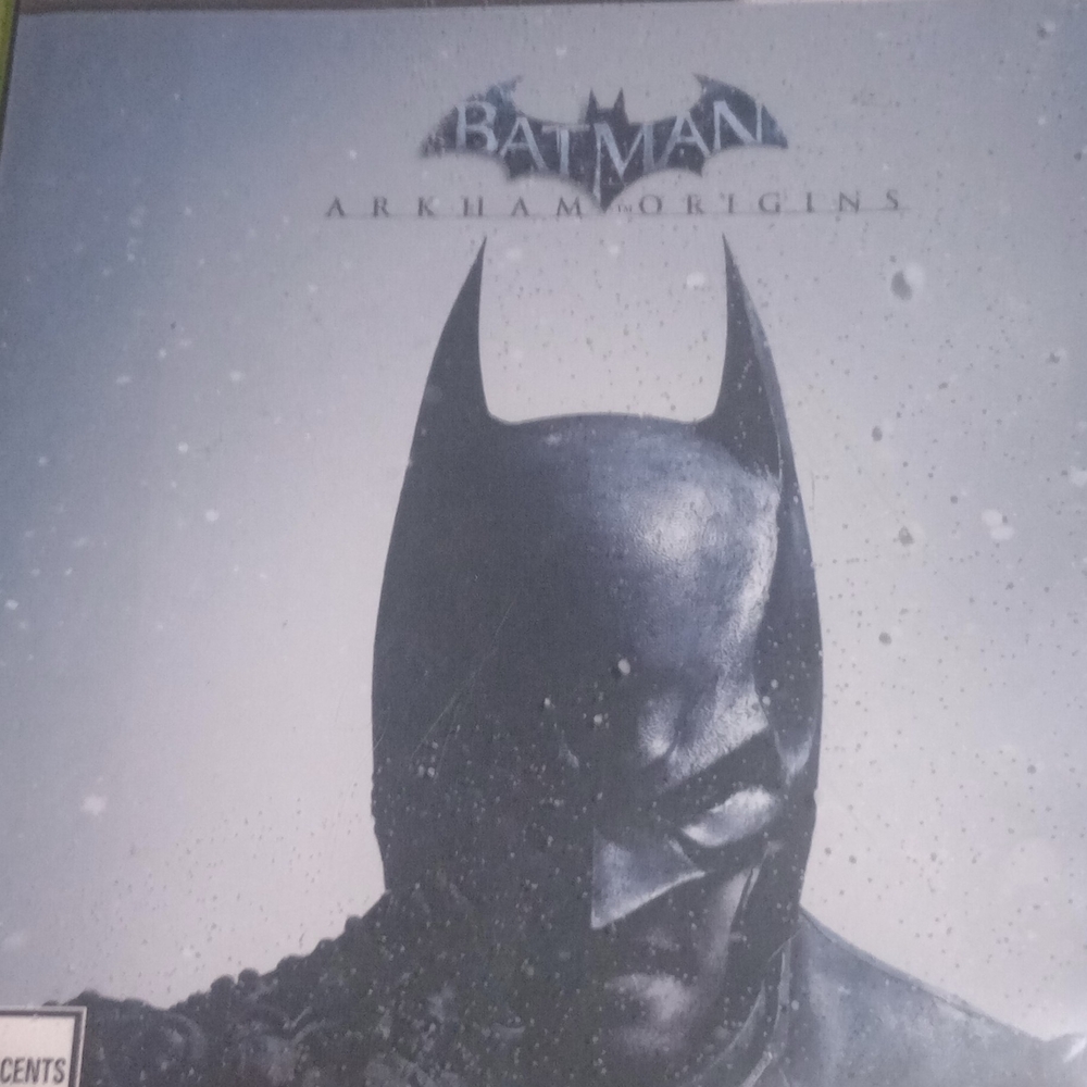Batman: Arkham Origins Video Game - Black Cover